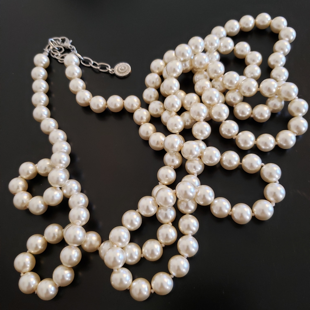 Rj Graziano Faux Pearl Necklace 32$